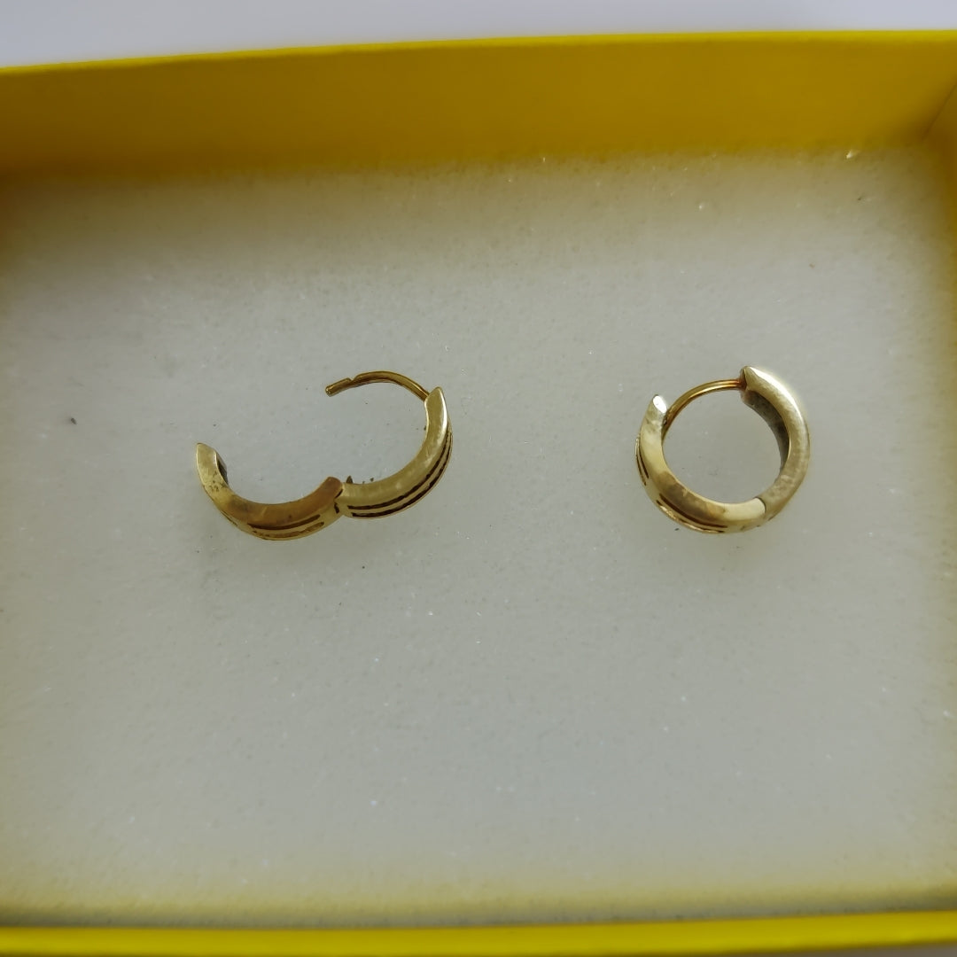 ARRACADAS PAR ORO 14 K 2 GRMS (SEMINUEVO)
