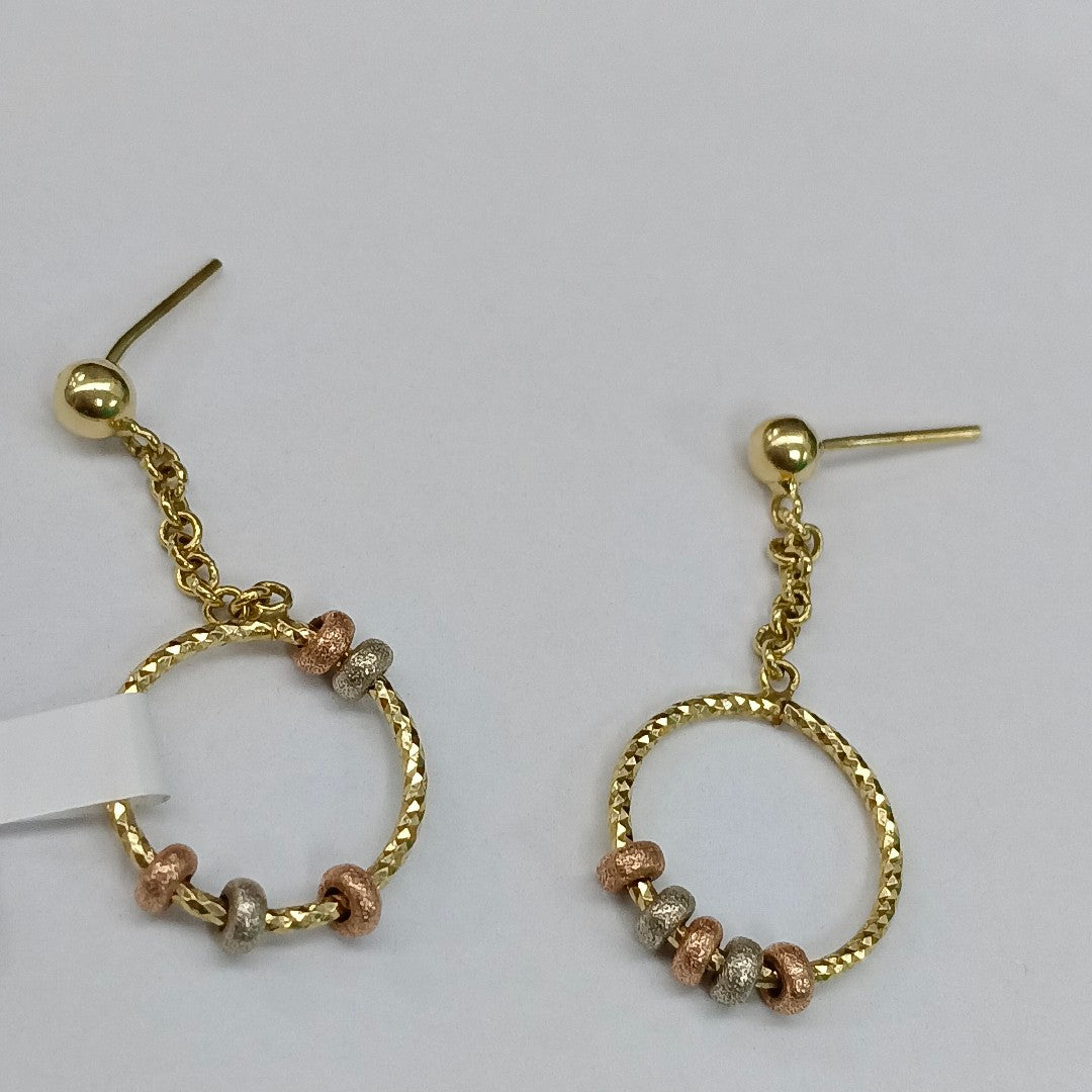 ARETES PAR ORO 14 K 2,20 GRMS (SEMINUEVO)