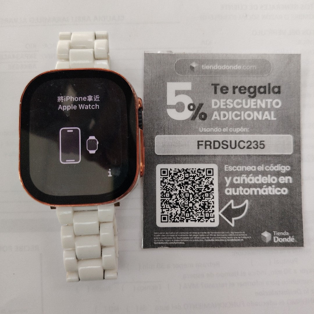 SMARTWATCH APPLE ULTRA 2 TITANIO A2986 49 MM GPS + CELULAR (SEMINUEVO)