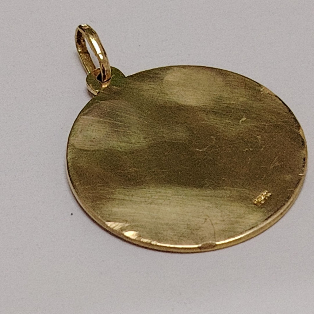 MEDALLA RELIGIOSA ORO 18 K 7 GRMS (SEMINUEVO)