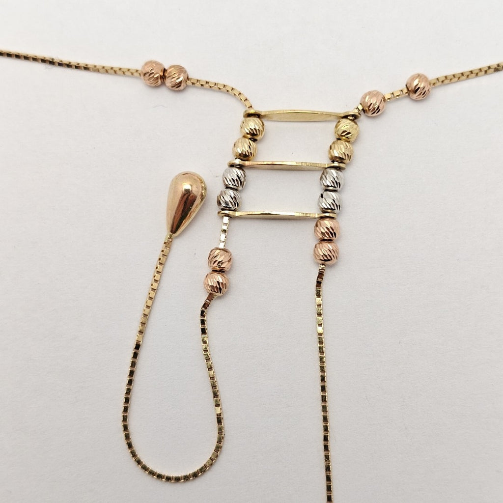 GARGANTILLA ORO COMBINADO 14 K 4.6 GRMS (SEMINUEVO)