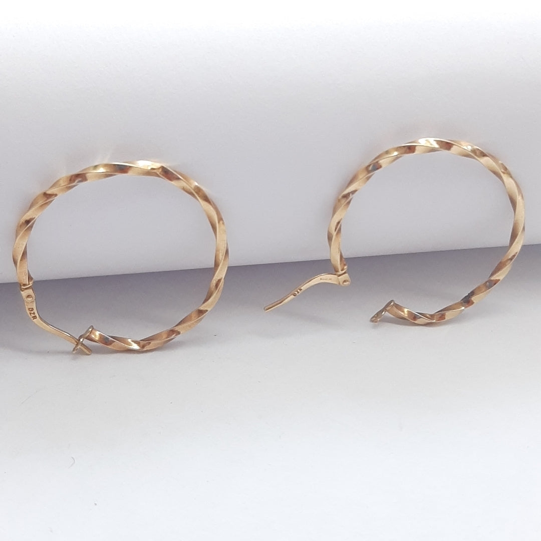 ARRACADAS PAR ORO 14 K 1,30 GRMS (SEMINUEVO)