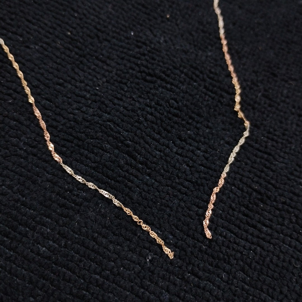 CADENA ORO COMBINADO 10 K 1 GRMS (SEMINUEVO)