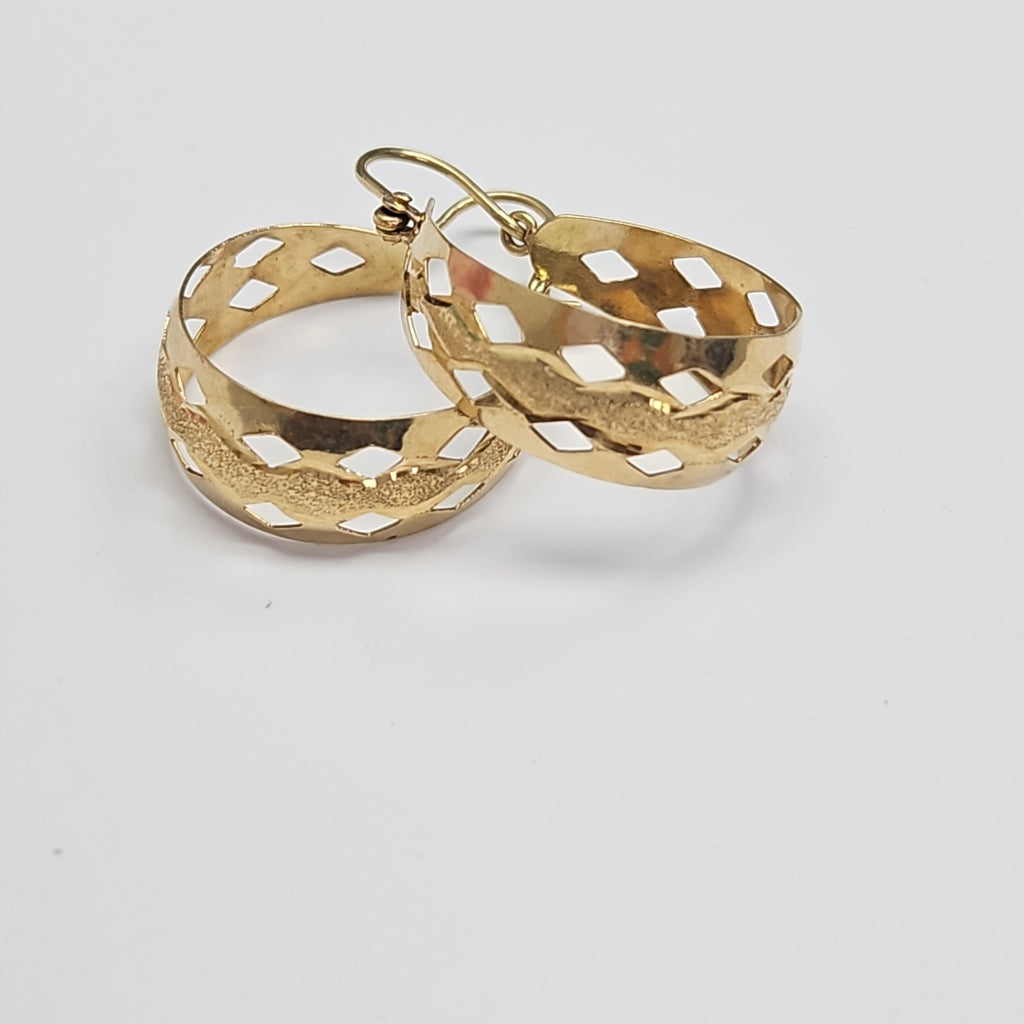 ARETES PAR ORO 14 K 3.7 GRMS (SEMINUEVO)