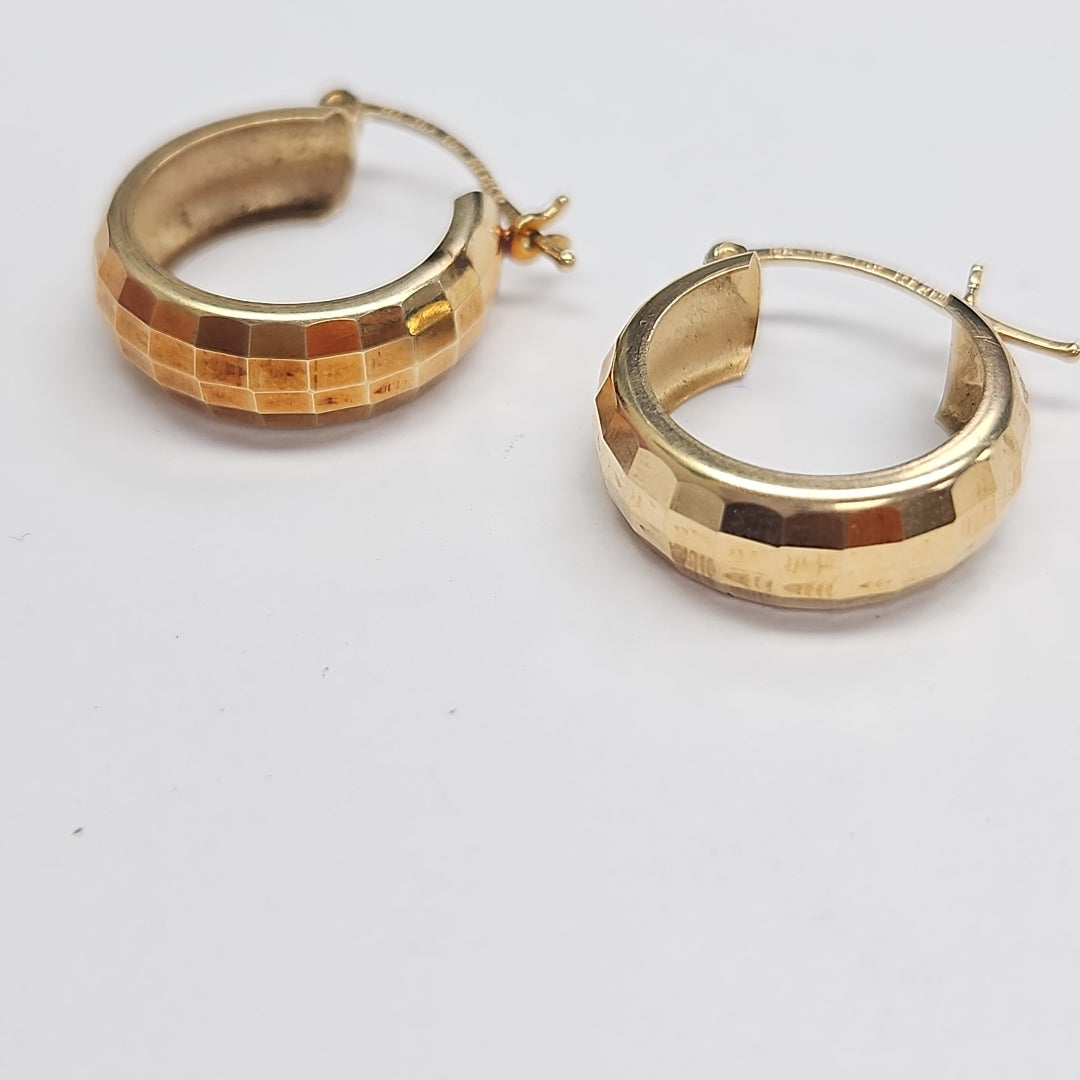 ARRACADAS PAR ORO 10 K 1.6 GRMS (SEMINUEVO)