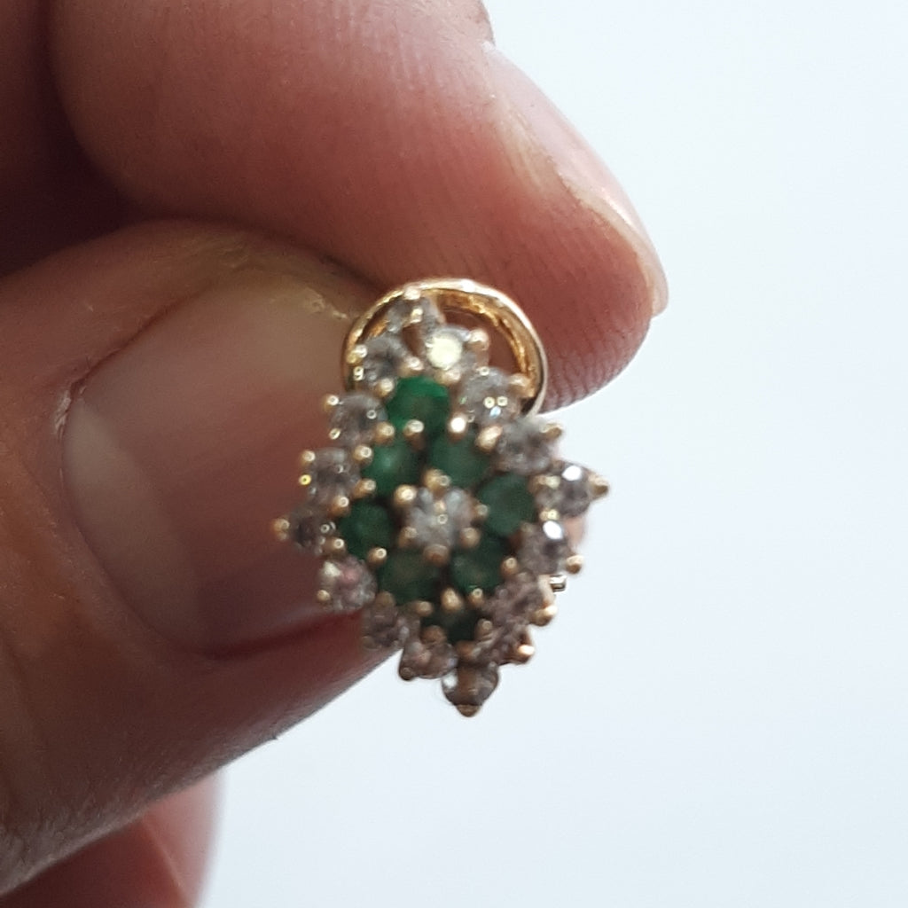 ARETES PAR ORO 14 K 4.8 GRMS (SEMINUEVO)