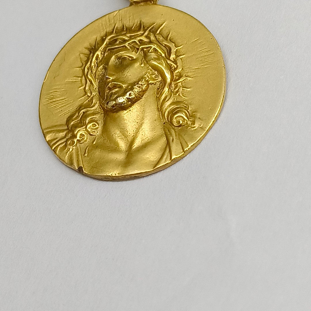 MEDALLA RELIGIOSA ORO 10 K 3.5 GRMS (SEMINUEVO)