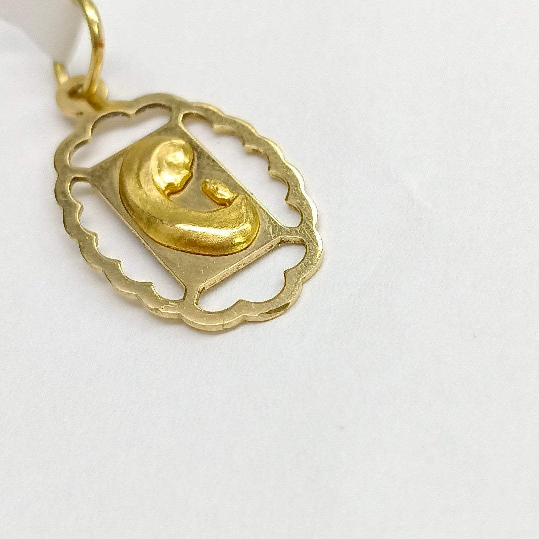 MEDALLA RELIGIOSA ORO 18 K 1.7 GRMS (SEMINUEVO)