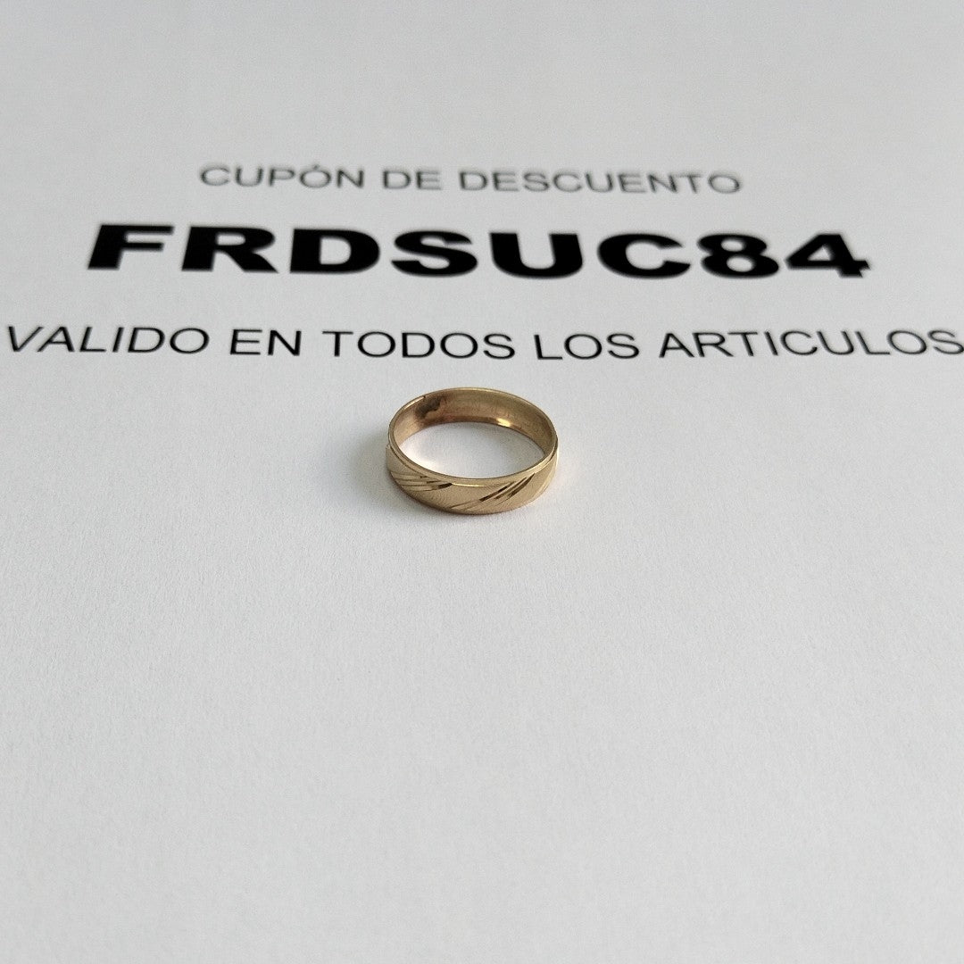 ARGOLLA ORO 10 K 1.1 GRMS (SEMINUEVO)
