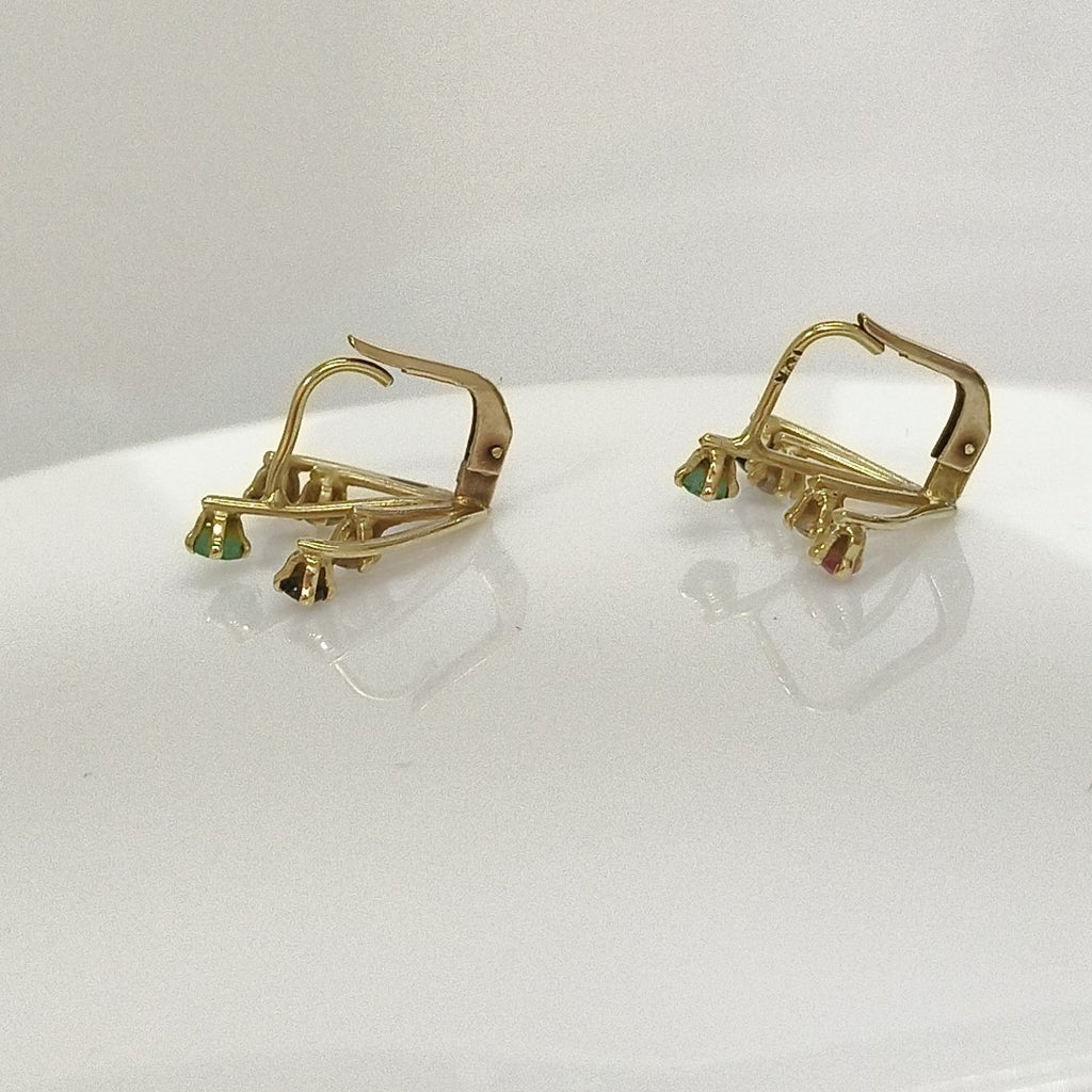 ARETES PAR ORO 10 K 2.1 GRMS (SEMINUEVO)