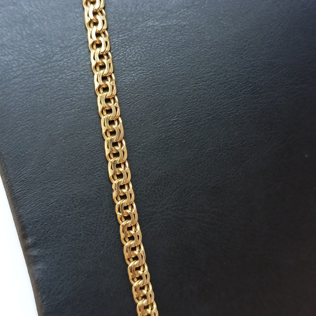 GARGANTILLA ORO, RODIADO 10 K 25.4 GRMS (SEMINUEVO)