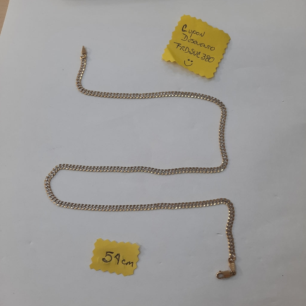 CADENA ORO, RODIADO 14 K 13.3 GRMS (SEMINUEVO)