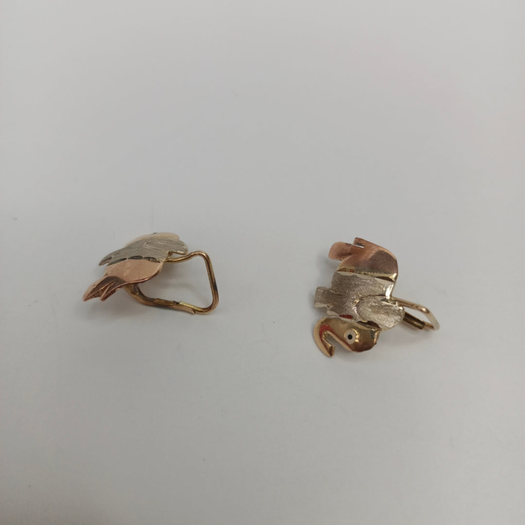 ARETES PAR ORO 10 K 2,10 GRMS (SEMINUEVO)