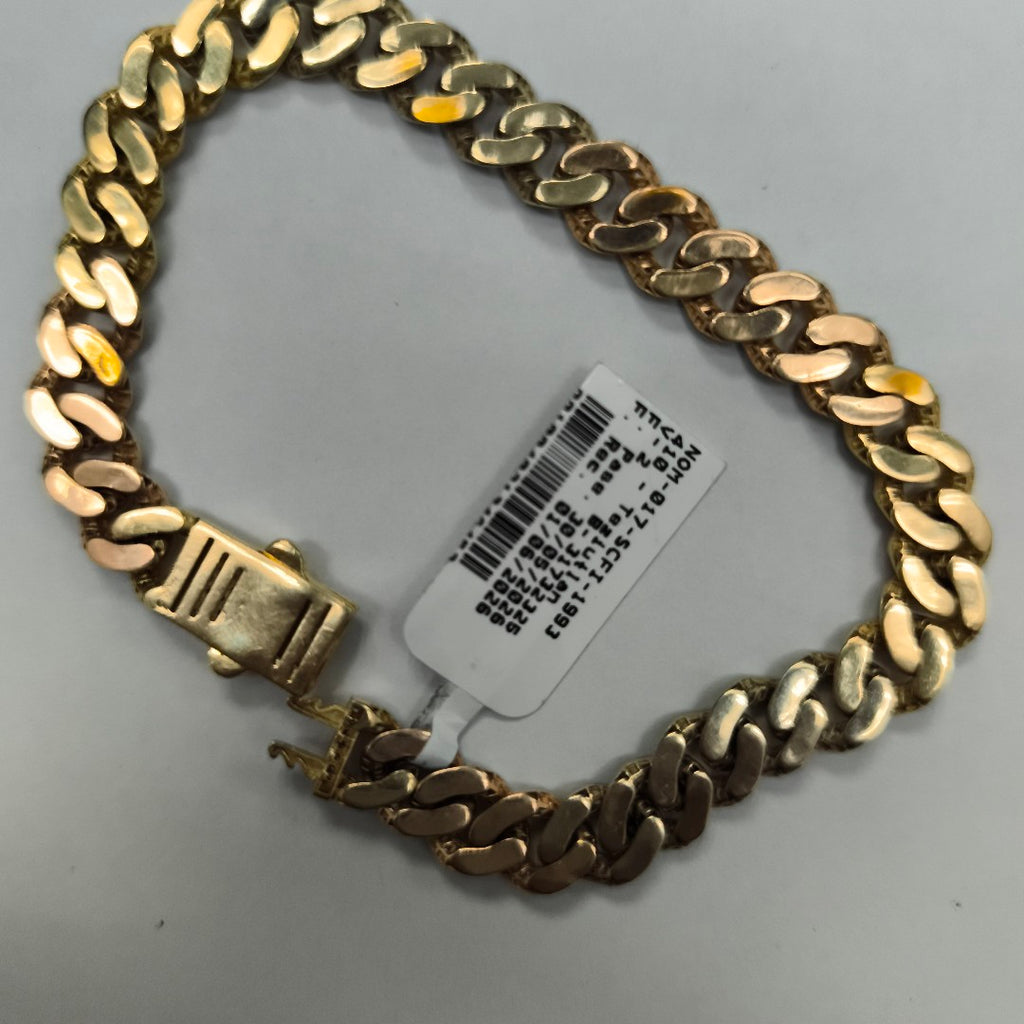 PULSERA ORO COMBINADO 10 K 21,50 GRMS (SEMINUEVO)