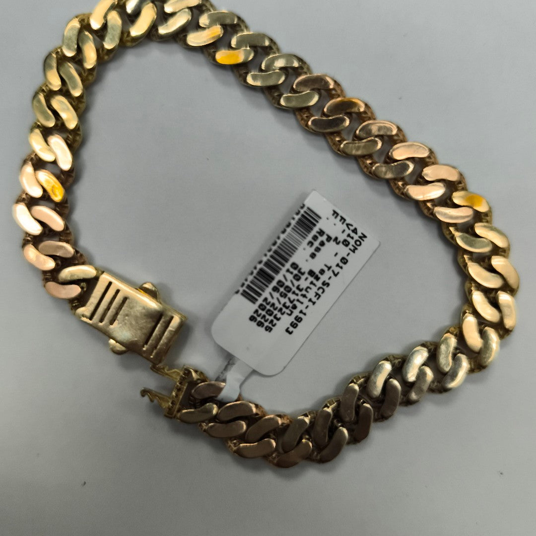 PULSERA ORO COMBINADO 10 K 21,50 GRMS (SEMINUEVO)