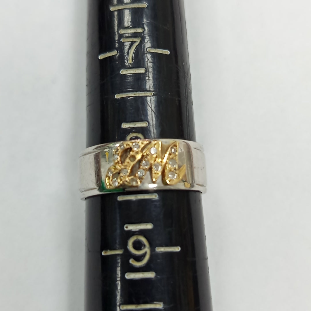 ARGOLLA ORO, ORO BLANCO 14 K 6.8 GRMS (SEMINUEVO)