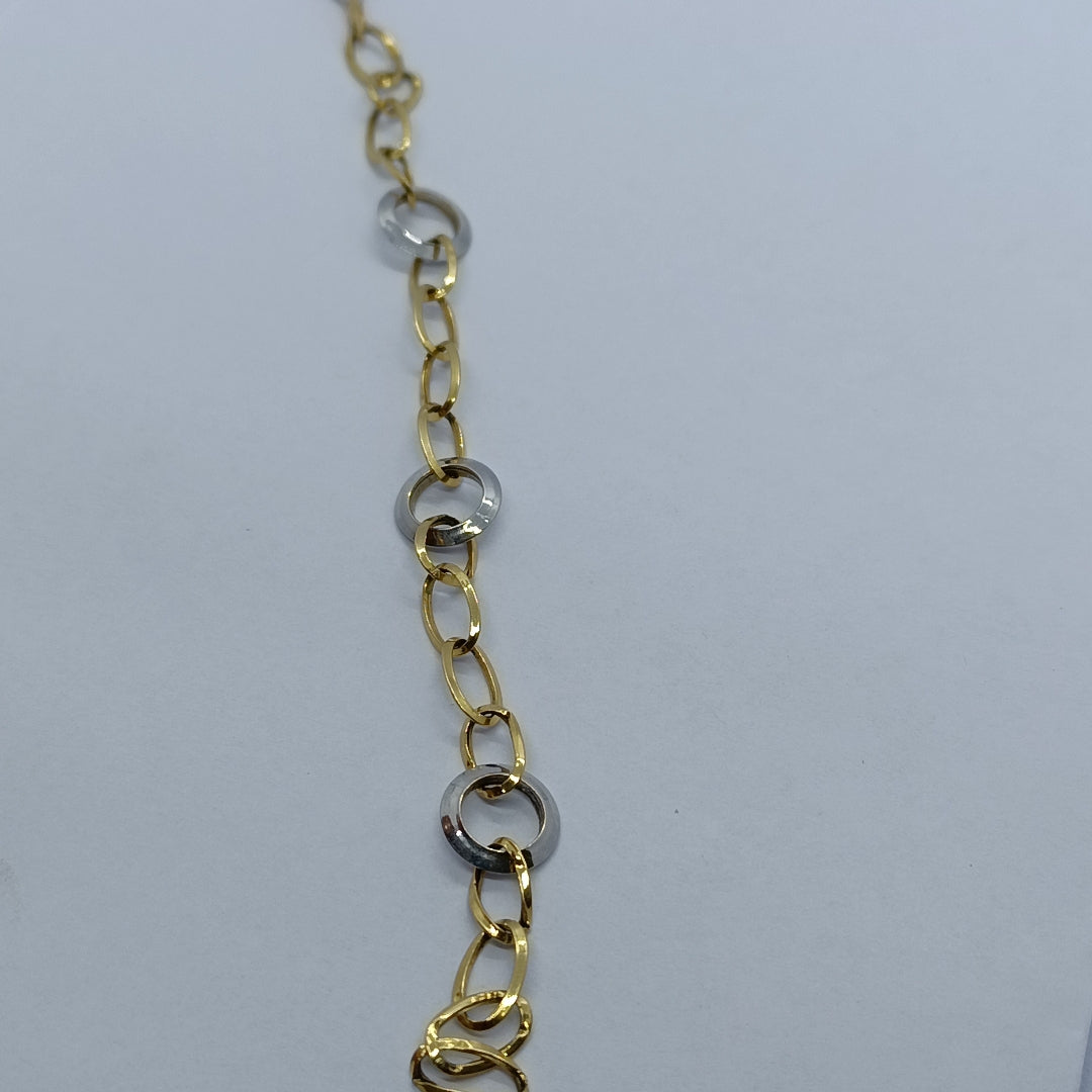 PULSERA ORO,ORO BLANCO 18 K 4,20 GRMS (SEMINUEVO)
