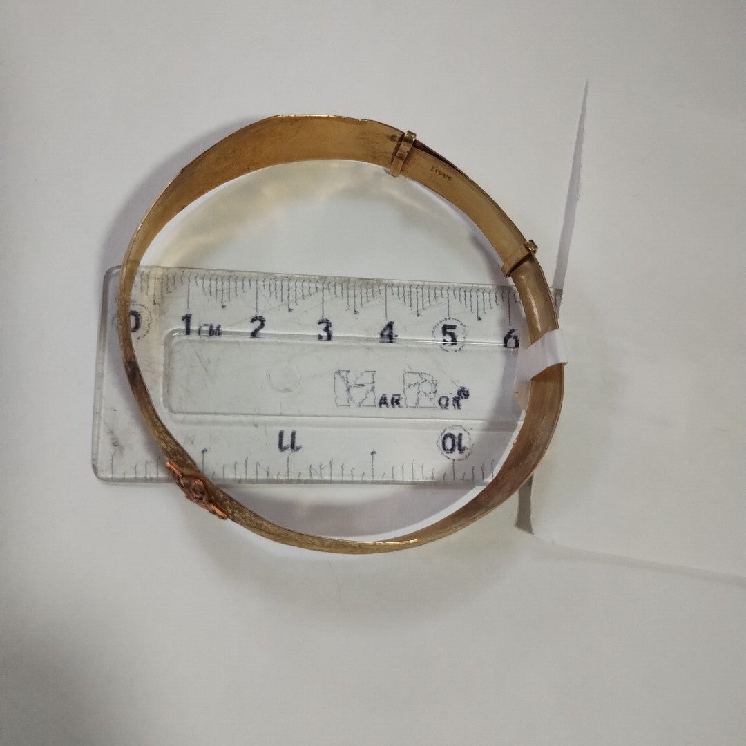 PULSERA RIGIDA ORO 10 K 9,40 GRMS (SEMINUEVO)