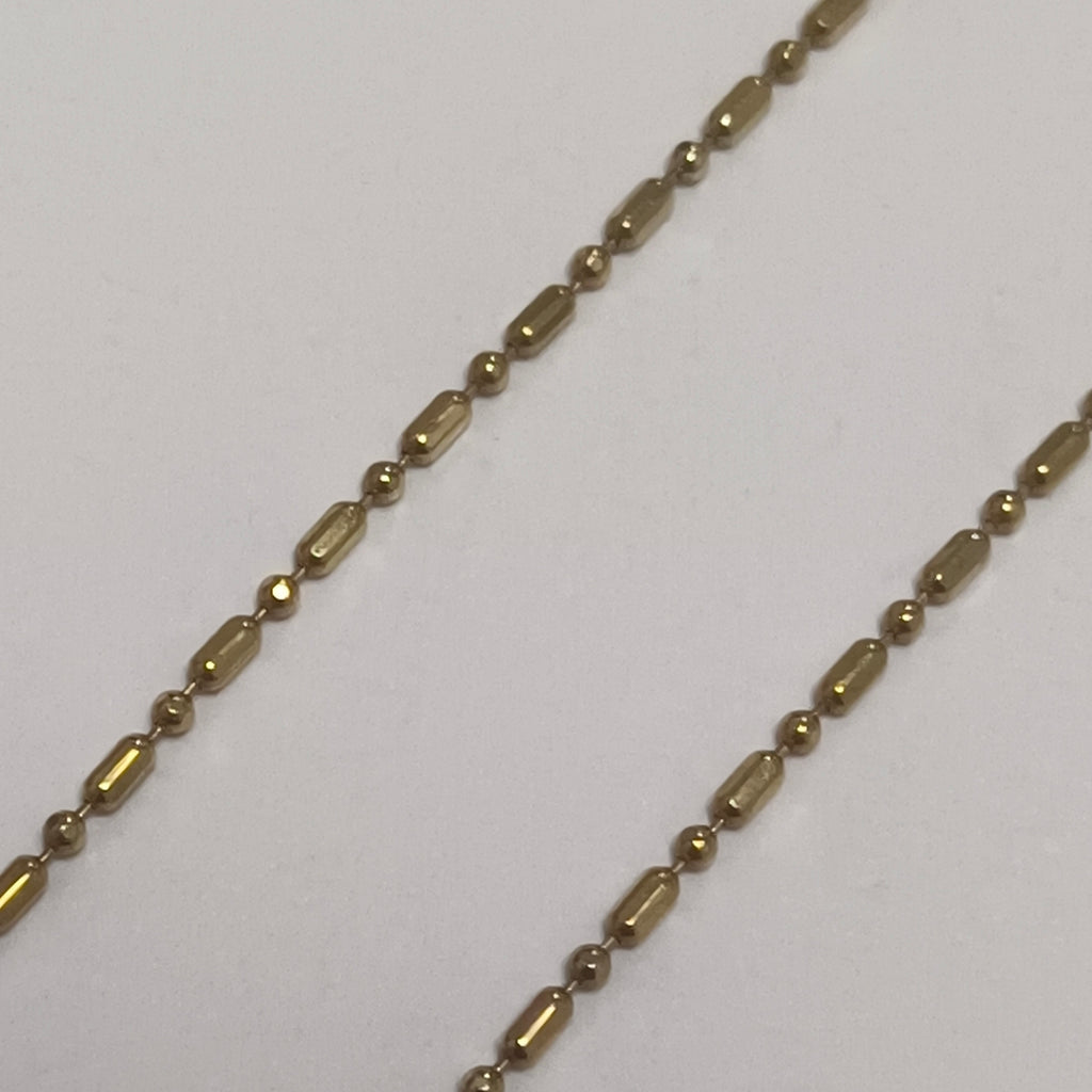 CADENA, MEDALLA RELIGIOSA ORO 14 K 3 GRMS (SEMINUEVO)