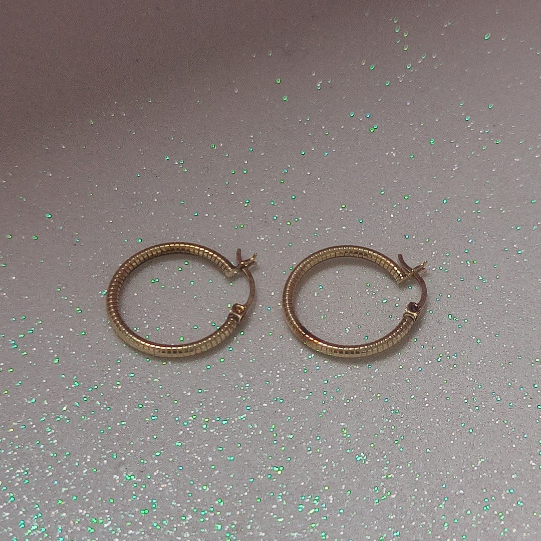 ARRACADAS PAR ORO 14 K 2,20 GRMS (SEMINUEVO)