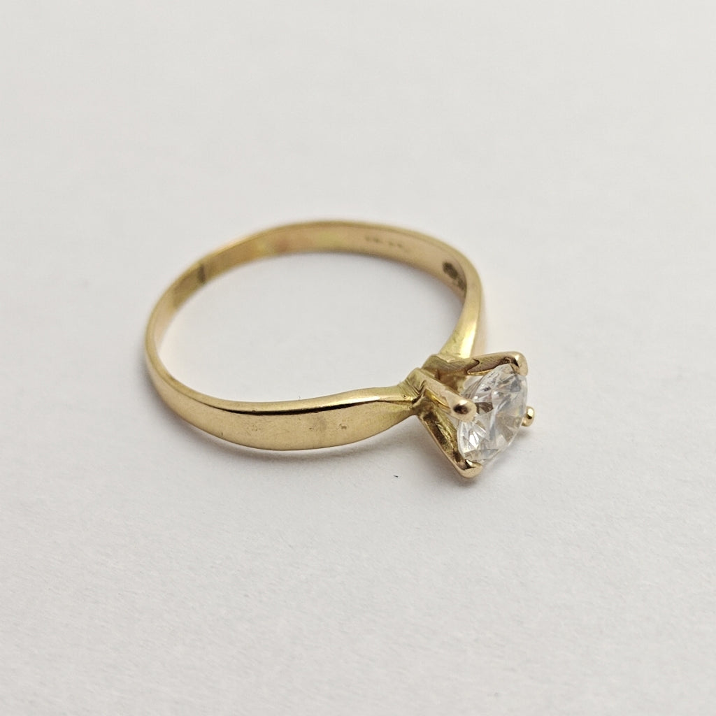 SOLITARIO ORO 14 K 1.3 GRMS (SEMINUEVO)