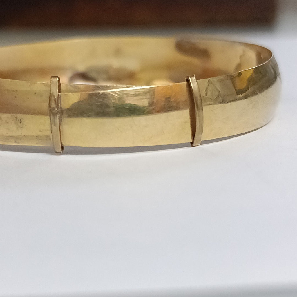 PULSERA RIGIDA ORO 14 K 9.7 GRMS (SEMINUEVO)