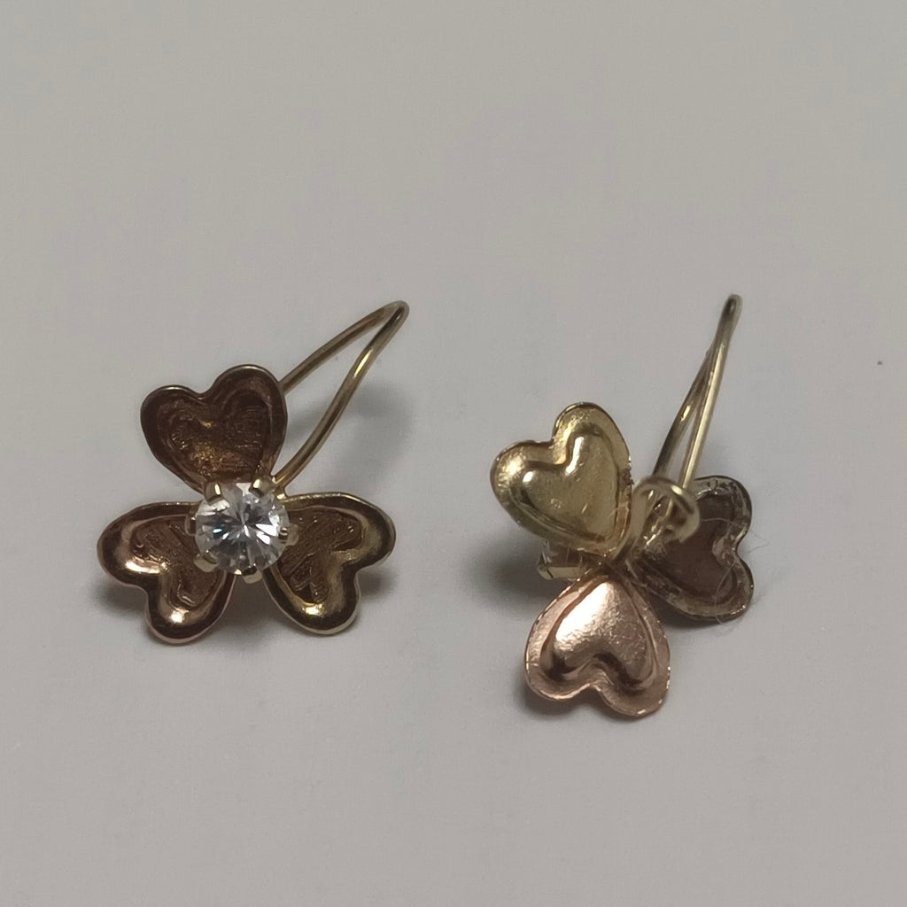 ARETES PAR ORO 14 K 1,50 GRMS (SEMINUEVO)