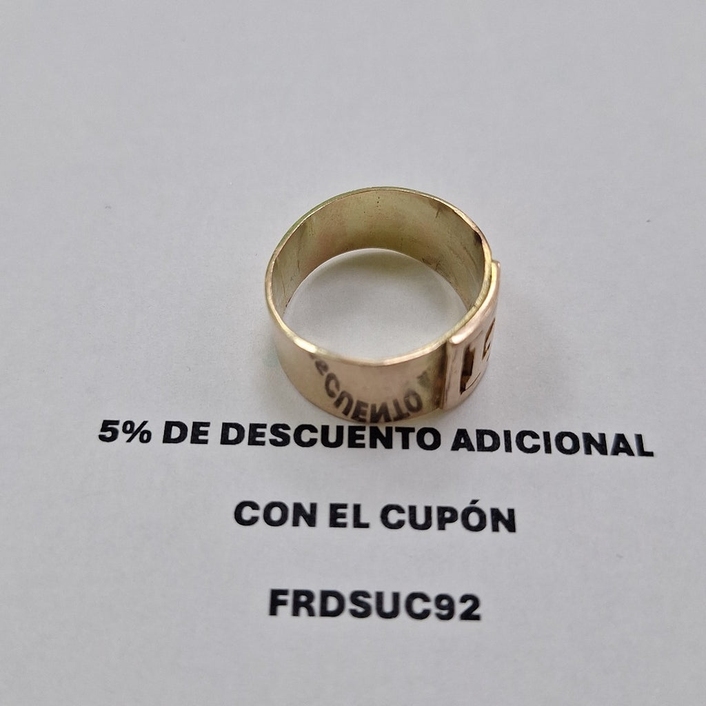 ANILLO ORO 10 K 5.8 GRMS (SEMINUEVO)