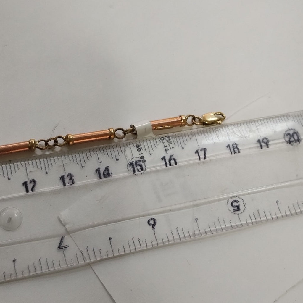 PULSERA ORO COMBINADO 10 K 4,60 GRMS (SEMINUEVO)