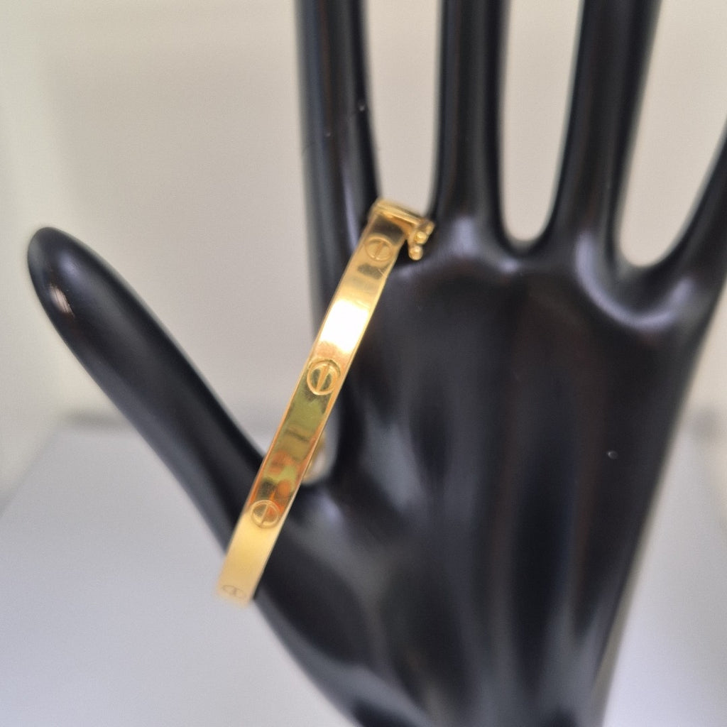 PULSERA RIGIDA ORO 21 K 9.1 GRMS (SEMINUEVO)