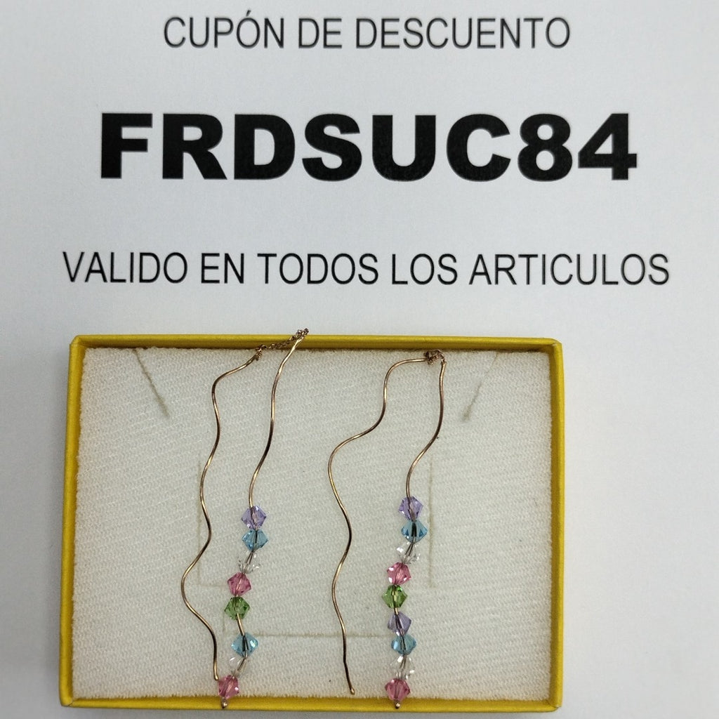 ARETES PAR ORO 10 K 2,10 GRMS (SEMINUEVO)