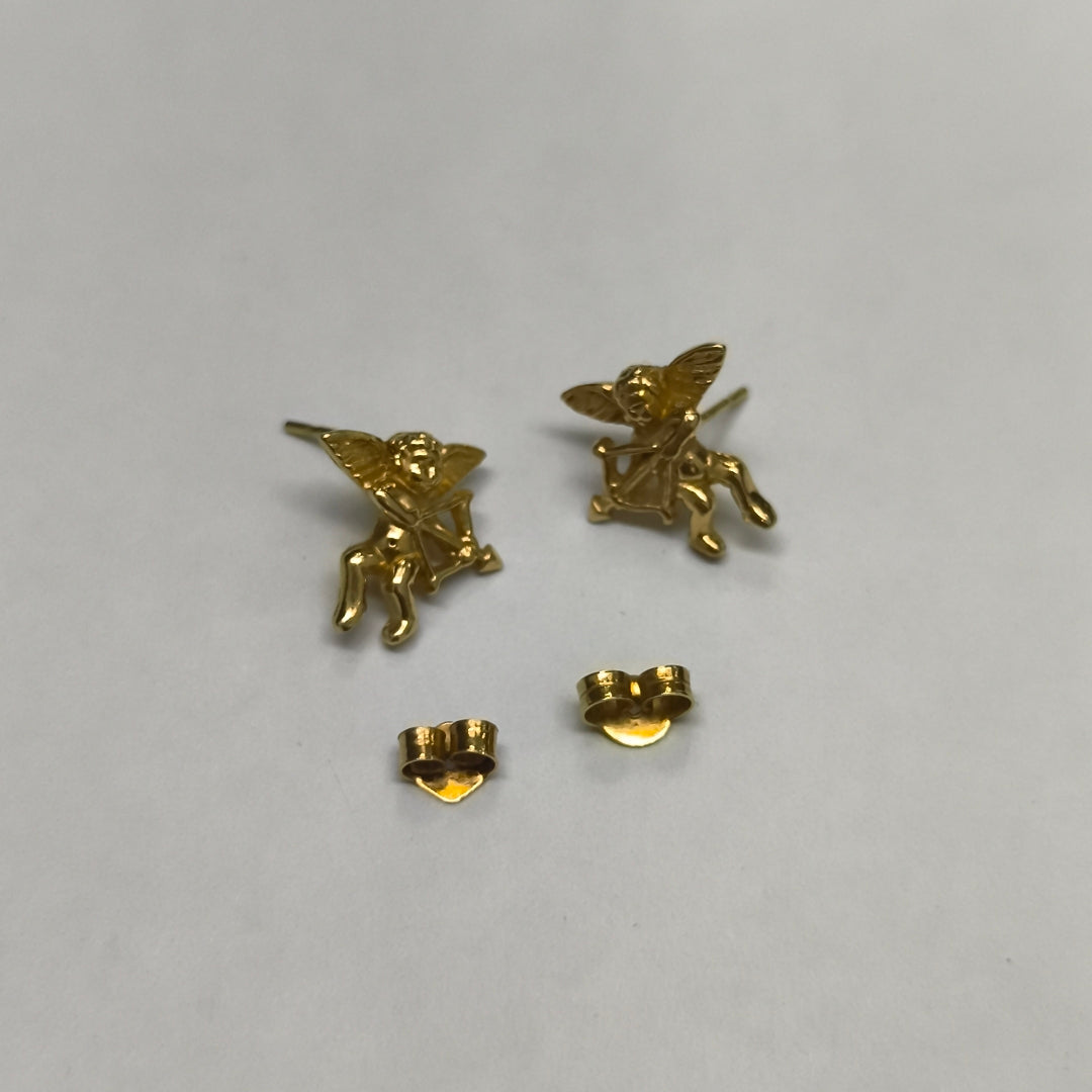 BROQUELES PAR ORO 14 K 2.4 GRMS (SEMINUEVO)