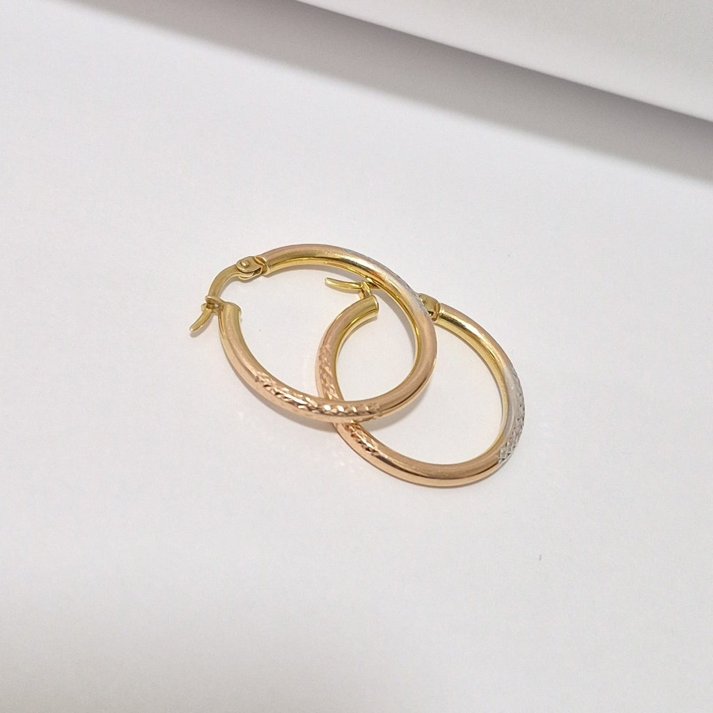 ARRACADAS PAR ORO 14 K 2.2 GRMS (SEMINUEVO)