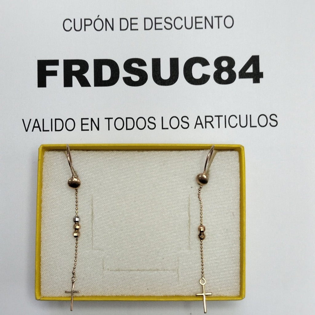 ARETES PAR ORO 10 K 1,90 GRMS (SEMINUEVO)