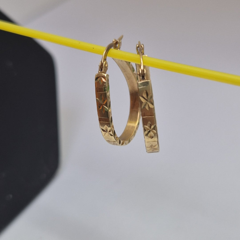ARRACADAS PAR ORO 14 K 2.4 GRMS (SEMINUEVO)