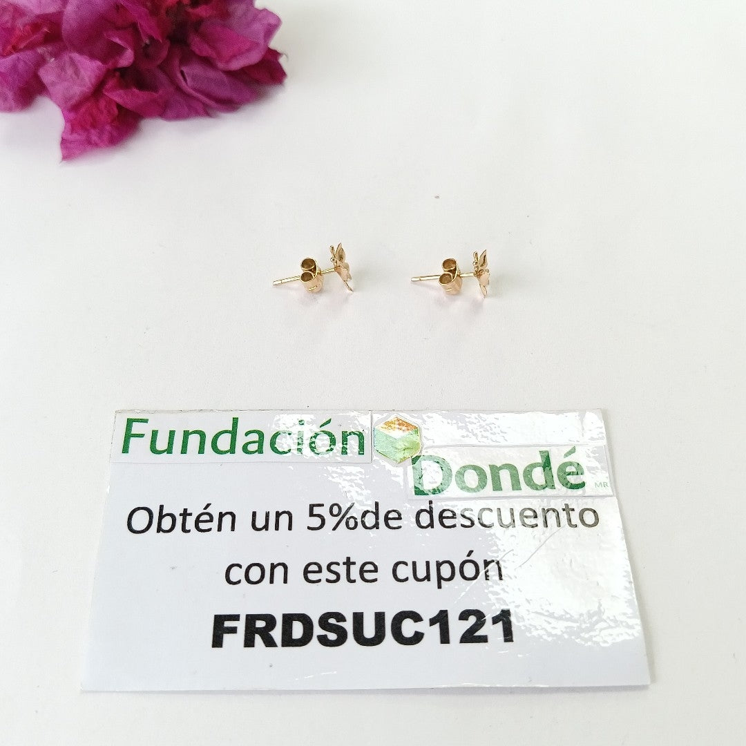 BROQUELES PAR ORO 14 K 0.9 GRMS (SEMINUEVO)