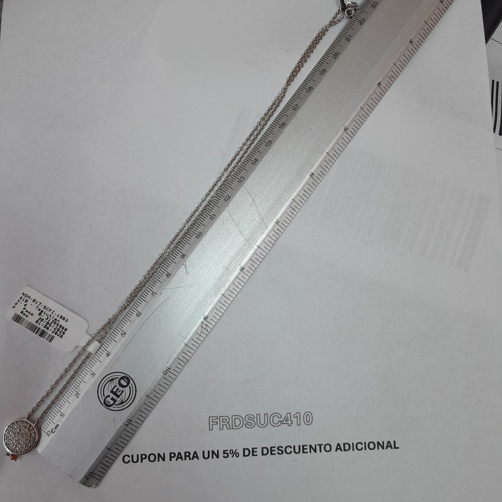 GARGANTILLA ORO BLANCO 14 K 8.4 GRMS (SEMINUEVO)