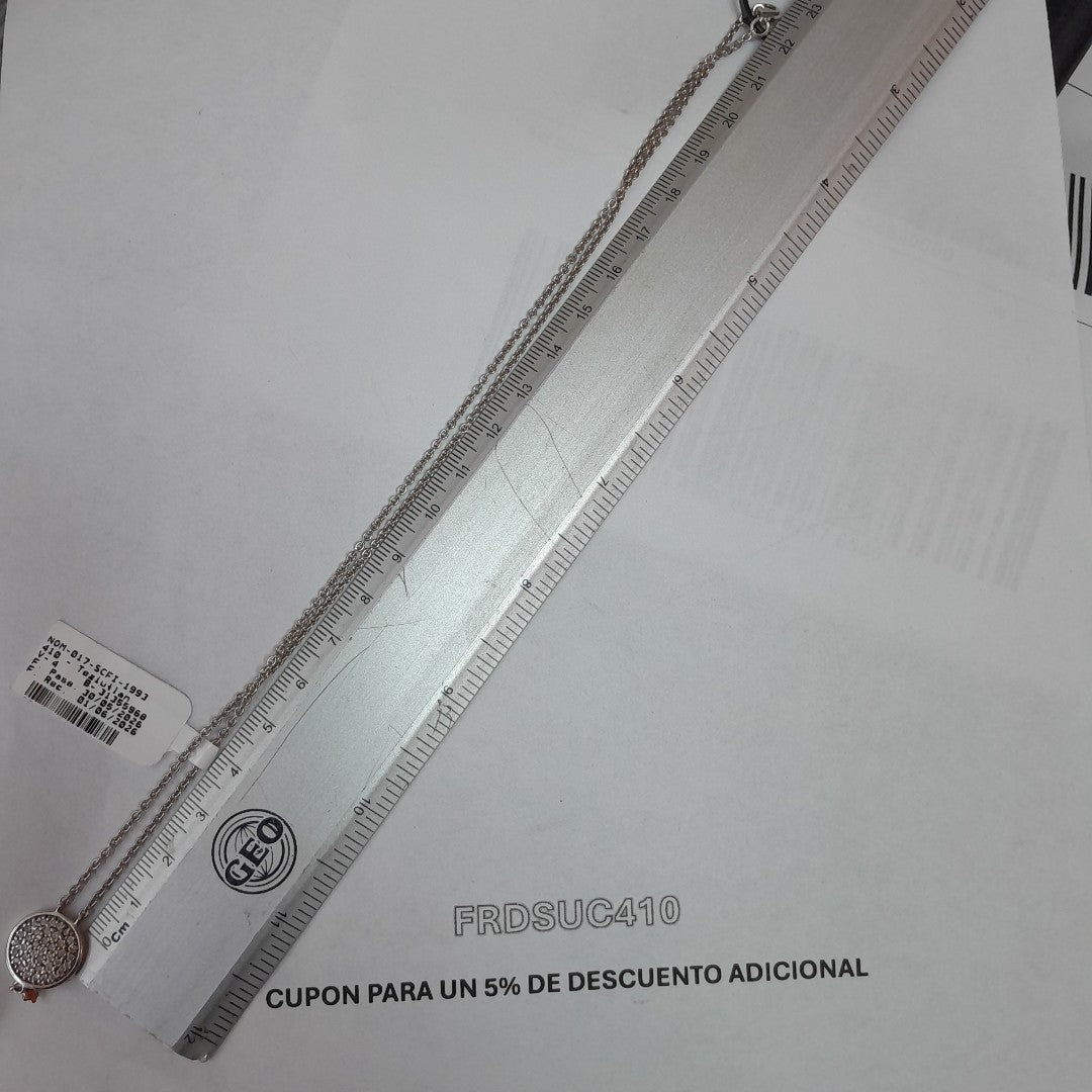 GARGANTILLA ORO BLANCO 14 K 8.4 GRMS (SEMINUEVO)