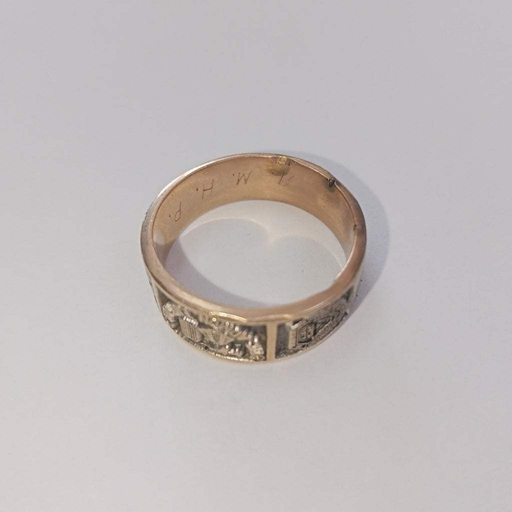 ANILLO ORO 10 K 5.5 GRMS (SEMINUEVO)