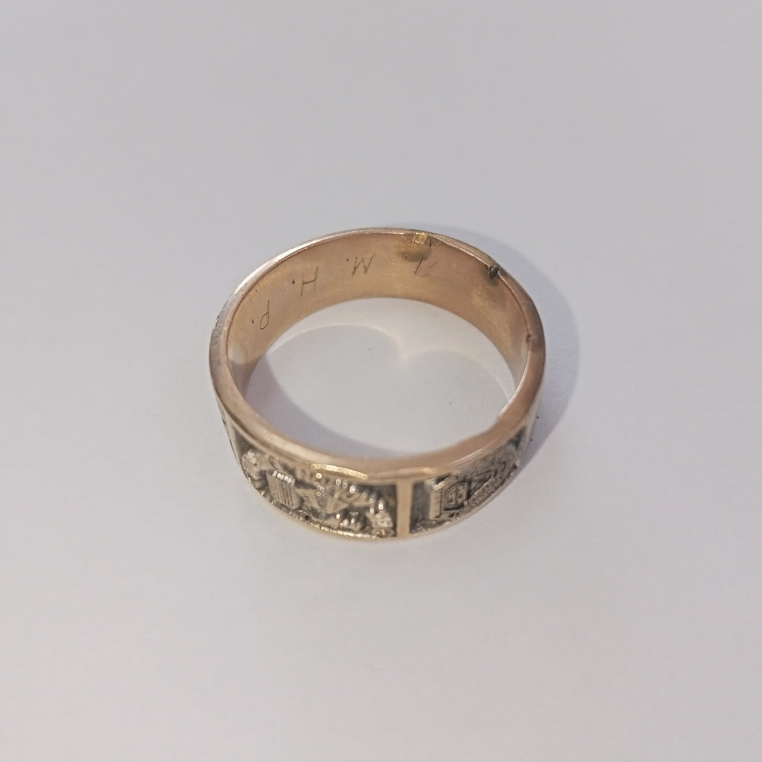 ANILLO ORO 10 K 5.5 GRMS (SEMINUEVO)