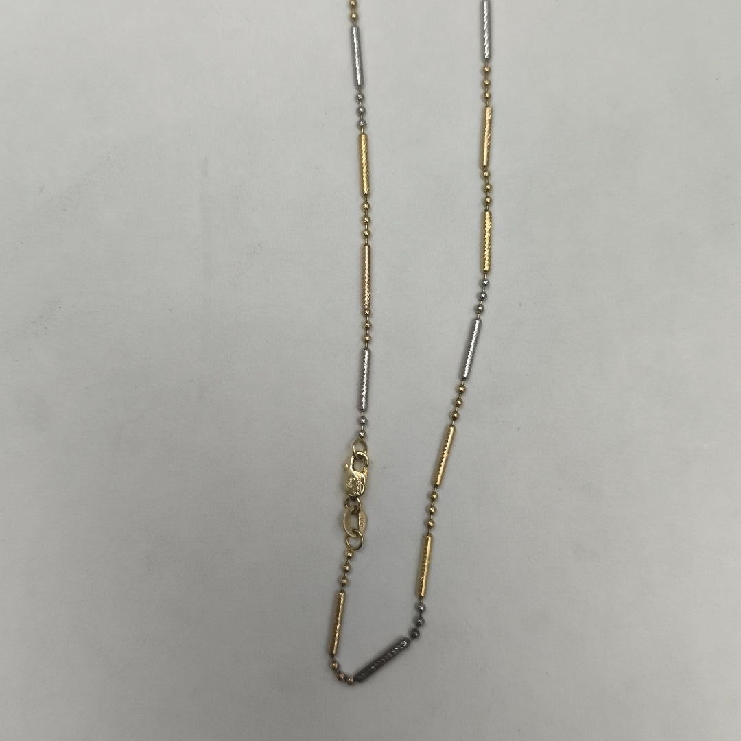 CADENA ORO, ORO COMBINADO 14 K 4.2 GRMS (SEMINUEVO)