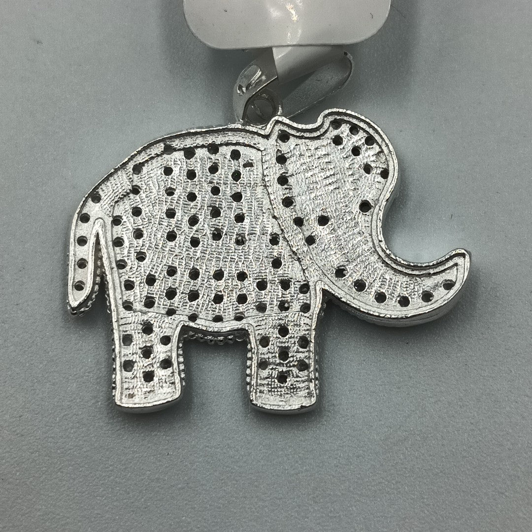 DIJE ELEFANTE C/CIRCONIAS PLATA .925 5.2 GR (NUEVO)