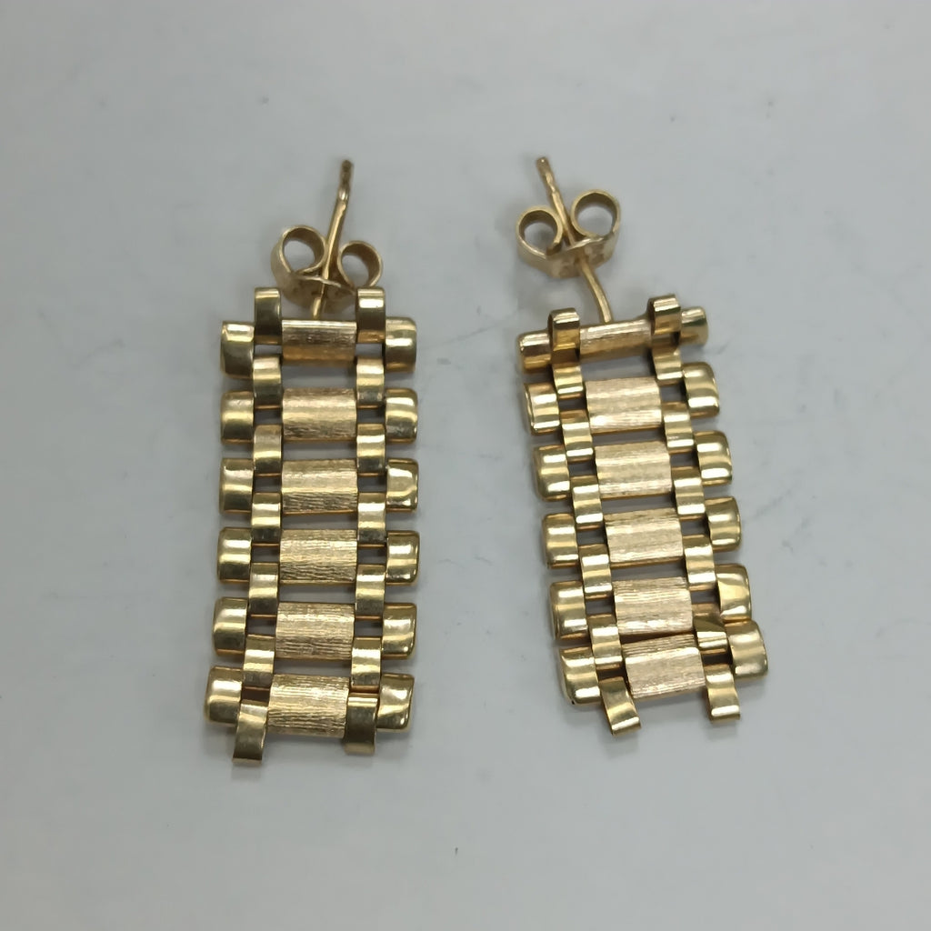 BROQUELES PAR ORO 14 K 3.6 GRMS (SEMINUEVO)