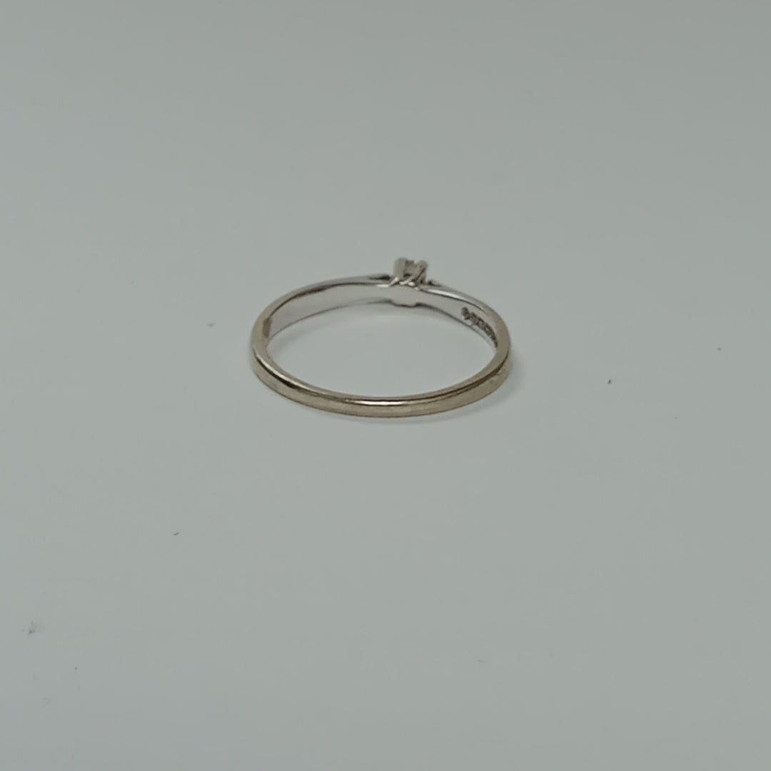 ANILLITO ORO BLANCO 14 K 1,50 GRMS (SEMINUEVO)