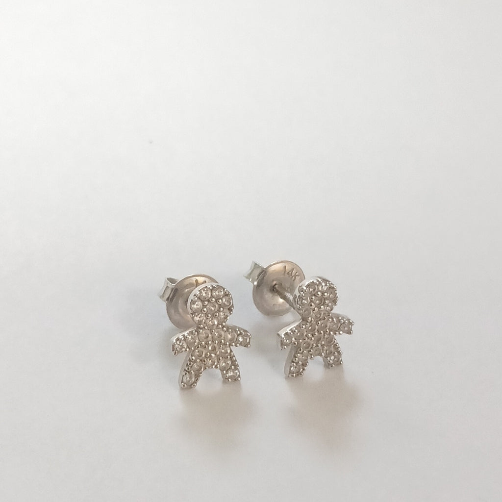BROQUELES PAR ORO 14 K 1.4 GRMS (SEMINUEVO)
