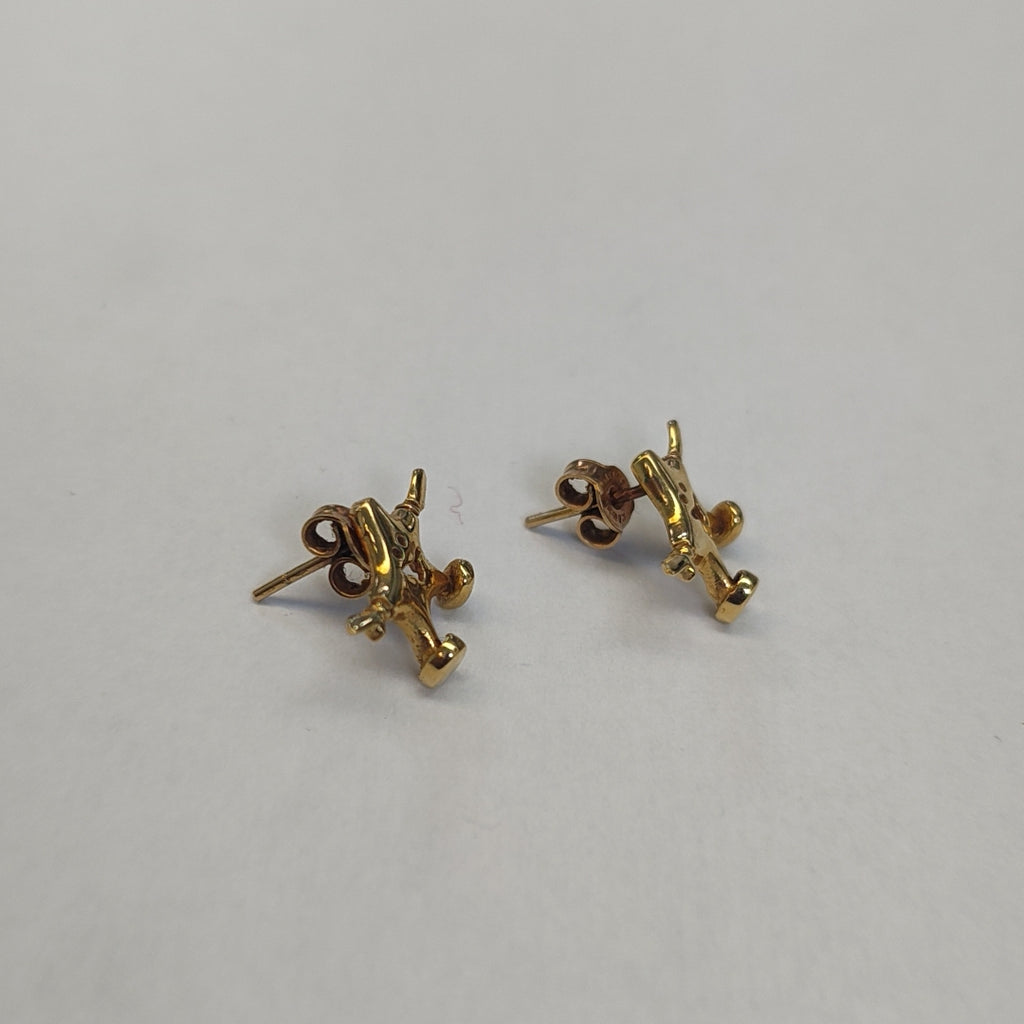 ARETES PAR ORO 14 K 2.3 GRMS (SEMINUEVO)