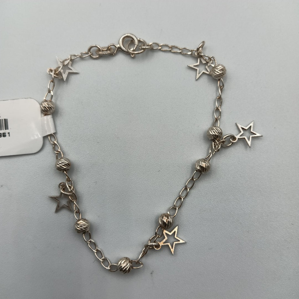 PULSERA TEJIDO ESPECIAL PLATA .925 18 CM 2.7 GR (NUEVO)