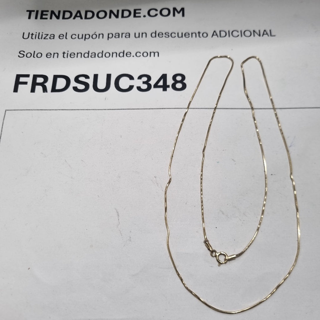 CADENA ORO 14 K 2,60 GRMS (SEMINUEVO)