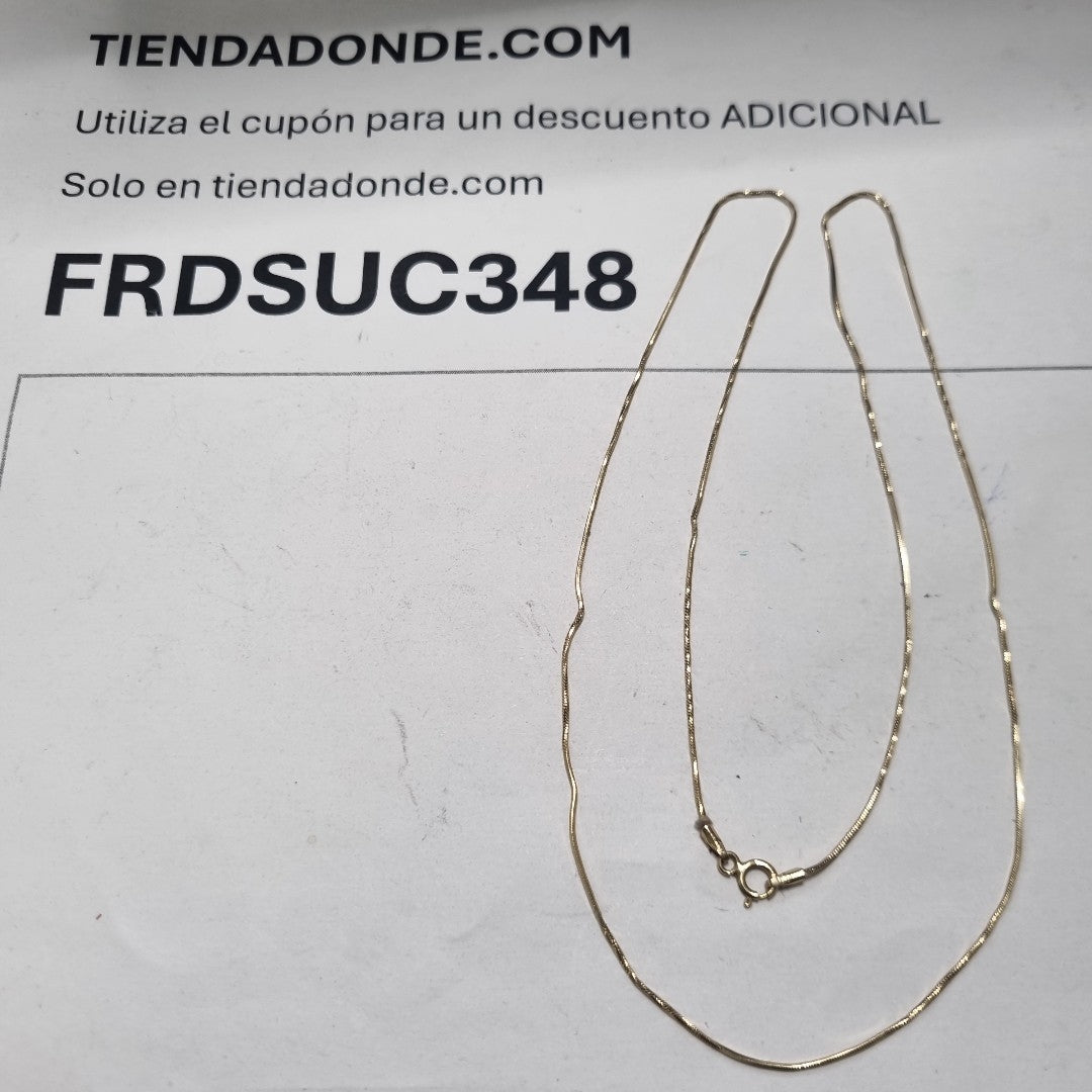 CADENA ORO 14 K 2,60 GRMS (SEMINUEVO)