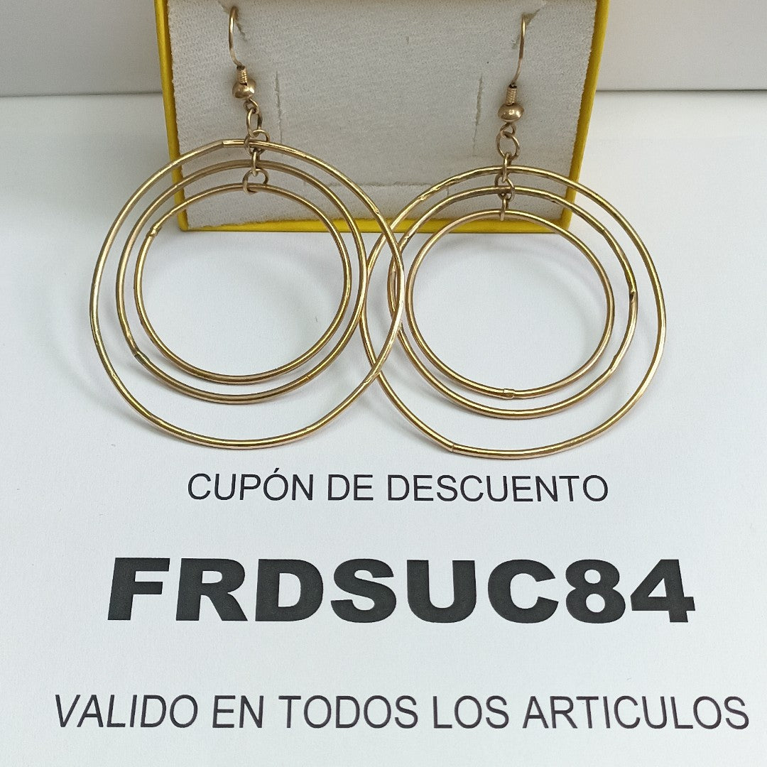 ARRACADAS PAR ORO 8 K 11,70 GRMS (SEMINUEVO)